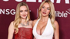 Here�ky Amanda Seyfried a Sydney Sweeney na premié�e filmu Pomocnice (The...