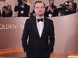 Leonardo DiCaprio na p�edávání Zlatých glób�. (11. ledna 2026)