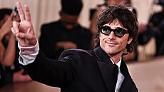 Jacob Elordi, známý také jako filmový Elvis, na p�edávání Zlatých glób�. (11....