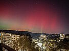 Polární zá�e v Jablonci nad Nisou, 19. ledna 2026.