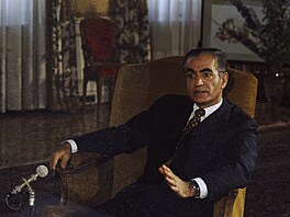 Mohammad Rezá Pahlaví v roce 1976.