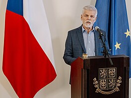 Tisková konference prezidenta Petra Pavla ke komunikaci od místop�edsedy vlády...