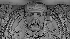 Detail �in�áku architekta Josefa Podhajského na pra�ském Smíchov�, jen� byl...