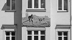 Detail �in�áku architekta Josefa Podhajského na pra�ském Smíchov�, jen� byl...