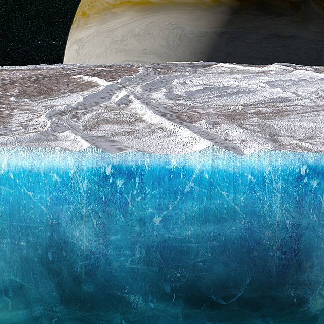 Ledový krunýř Europy je silný 29 kilometrů. Víc, než se dosud předpokládalo