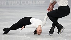 Krasobrusla�i Maria Pavlovová a Alexej Svjat�enko reprezentující Ma�arsko se...