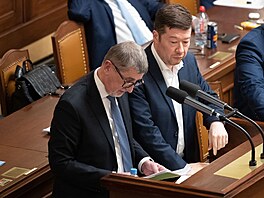 Andrej Babi� (vlevo) a Tomio Okamura.