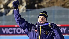 �véd Martin Ponsiluoma ovládl stíhací závod biatlonist� v italské Anterselv� a...