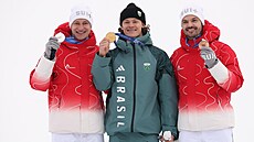 Brazilský reprezentant Lucas Pinheiro Braathen se stal olympijským vít�zem v...