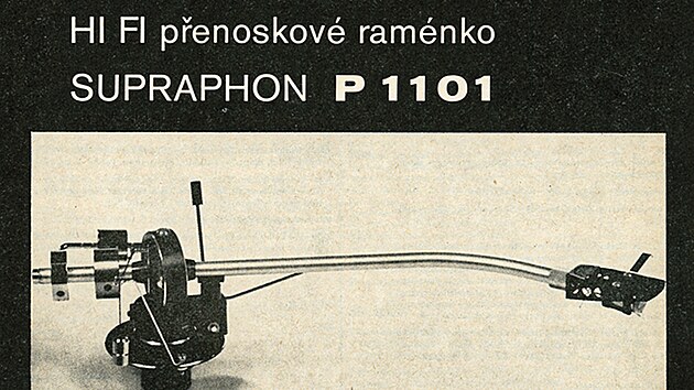 Reklama z��asopisu Hudba a�zvuk z�roku 1970