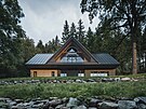 Chalupa ve stráni v Krkono�ích.