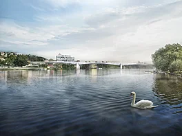 Vizualizace Dvoreckého mostu