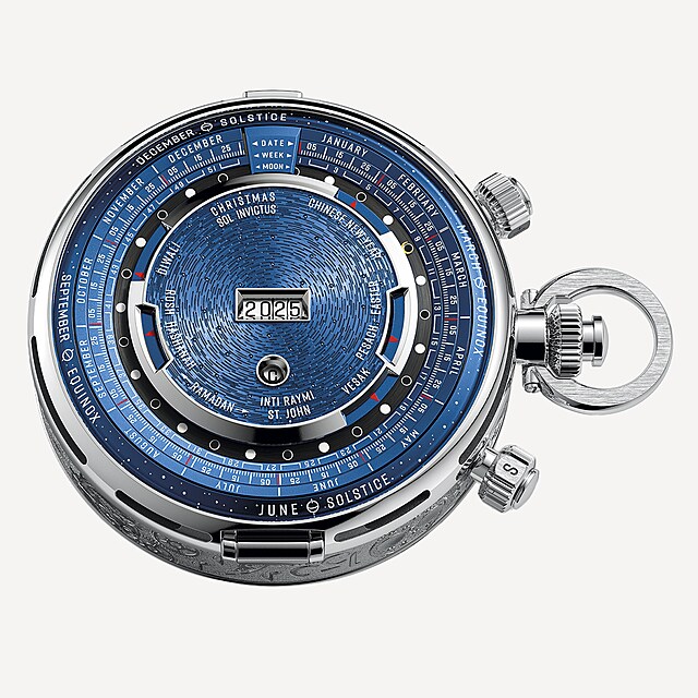 150 Heritage Pocket Watch čítají 40 funkcí, z nichž je 30 komplikací, včetně...