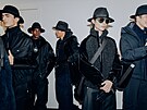Backstage Backstage at the Giorgio Armani Men's Fall/Winter 2026 fashion show...