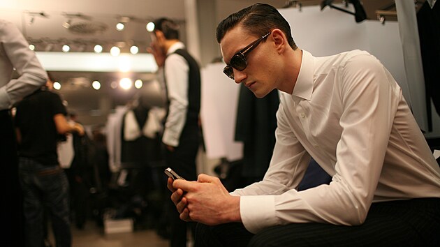 Mil�n � p�nsk� kolekce podzim/zima 2013 zna�ky Ermenegildo Zegna. (Foto:...