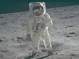 Archivní snímek z mise Apollo 11.