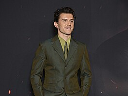 Herec Tom Holland na premié�e filmu Odyssea