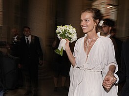 Na svatb� Evy Herzigové a Gregoria Marsiaje v Sala Plebisciti v Palazzo...