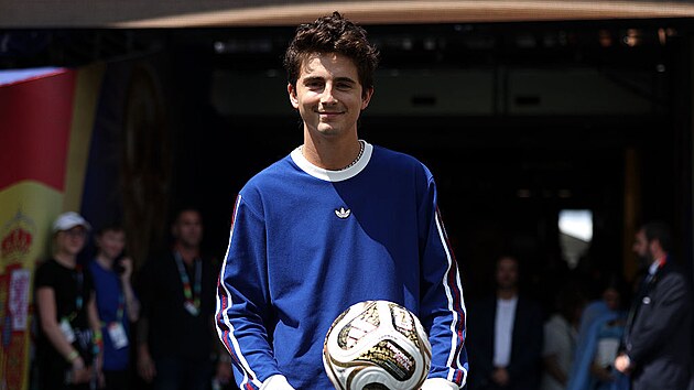 Timothée Chalamet na MS ve fotbale 2026