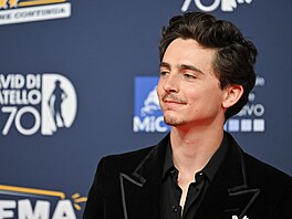 Timothée Chalamet se ú�astní �erveného koberce b�hem 70. ro�níku udílení...