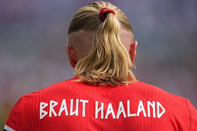 Erling Haaland během čtvrtfinálového zápasu mistrovství světa ve fotbale 2026...