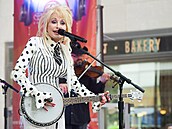Dolly Partonová vystupuje 13. kv�tna 2014 v po�adu NBC �Today� v New Yorku.