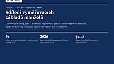 D�chody man�el� se od roku 2027 budou po�ítat jinak. Jen t�m, kdo o to budou stát. 