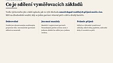 D�chody man�el� se od roku 2027 budou po�ítat jinak. Jen t�m, kdo o to budou stát. 