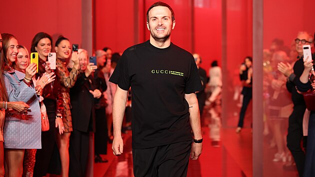 Sabato de Sarno na p�ehlídce Gucci