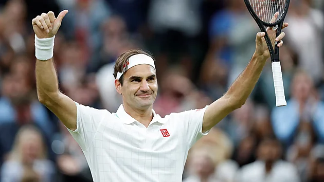 Tenista Roger Federer b�hem US Open v New Yorku