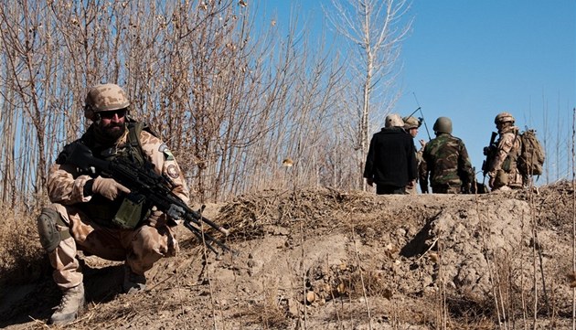 etí vojáci v afghánské provincii Vardak