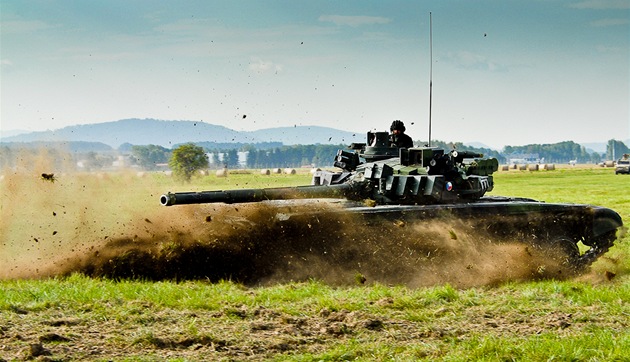 Modernizovaný tank T-72 eské armády