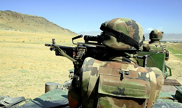 Francouztí vojáci v Afghánistánu - ilustraní snímek