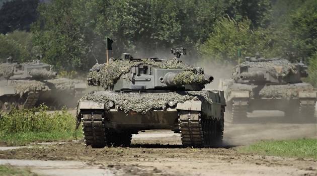 Tank Leopard 2A4 rakouské armády.