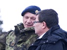 Nelnk generlnho tbu Vlastimil Picek s ministrem obrany Alexandrem