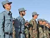 Příslušníci afghánské policie.