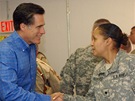 Mitt Romney na nvtv zkladny Bagram v Afghnistnu.