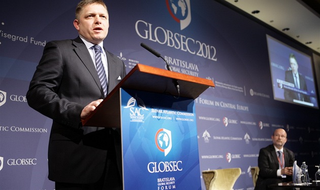 Robert Fico na konferenci GLOBSEC 2012