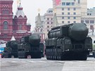 Rusk strategick sly bhem vojensk pehldky v Moskv
