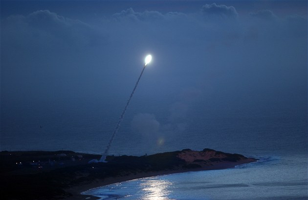 Odpálení balistické rakety - ilustrační snímek