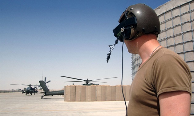 Základna NATO v Kandaháru. Ilustrační foto.