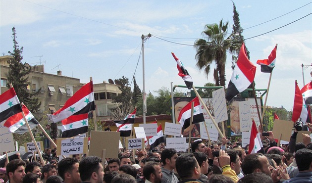 Demonstrace v Damaku (ilustraní foto)