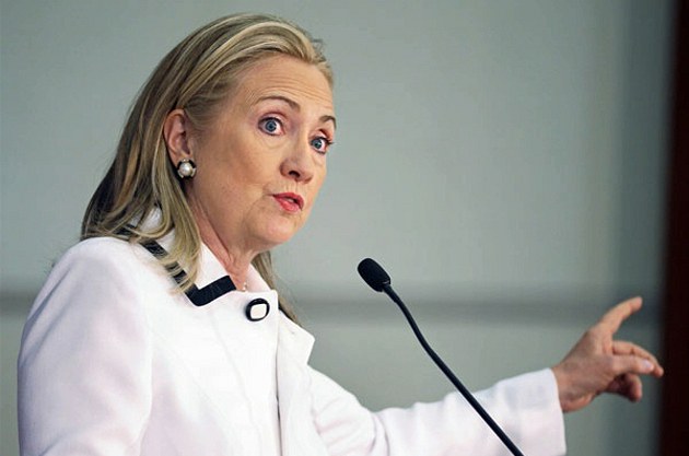 Americká ministryn zahranií Hillary Clinton.