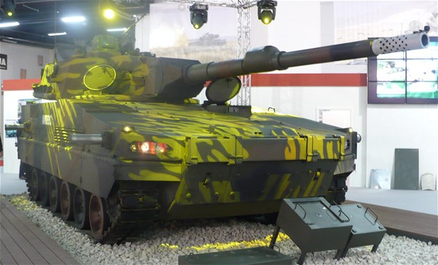 Polský tank typu Anders. 