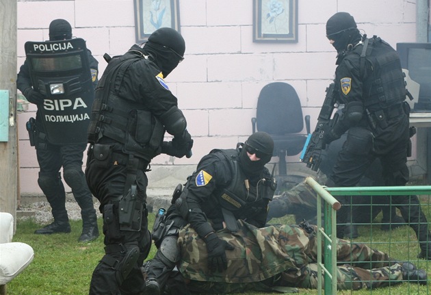 Zásahová jednotka bosenské Státní agentury pro vyšetřování a ochranu
