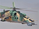 Bitevn vrtulnk Mi-24 syrsk armdy