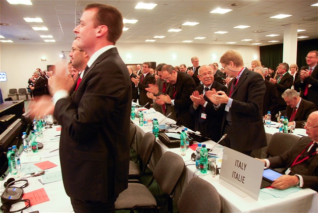 Zasedání Parlamentního shromáždění NATO v Praze (12. 11. 2012)