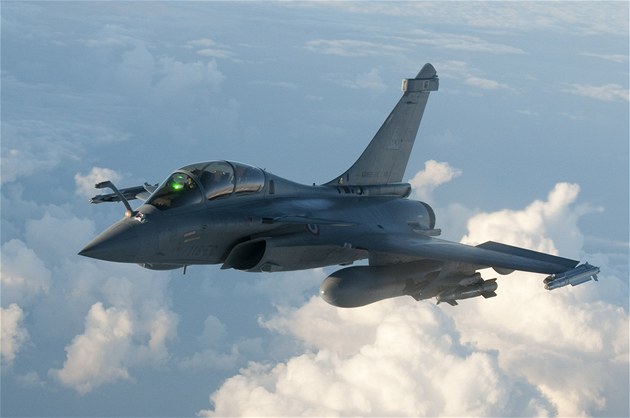 Letoun Rafale francouzských vzdušných sil