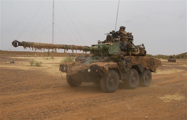 Francouzské jednotky v Mali. Ilustrační foto.