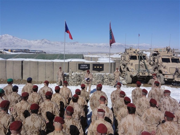 Základna českých vojáků v afghánské provincii Vardak